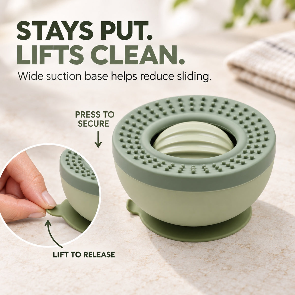 Silicone Suction Slow Feeder Lick Bowl, 3 Colors, By GAVPEPY image 6 - 5.jpg