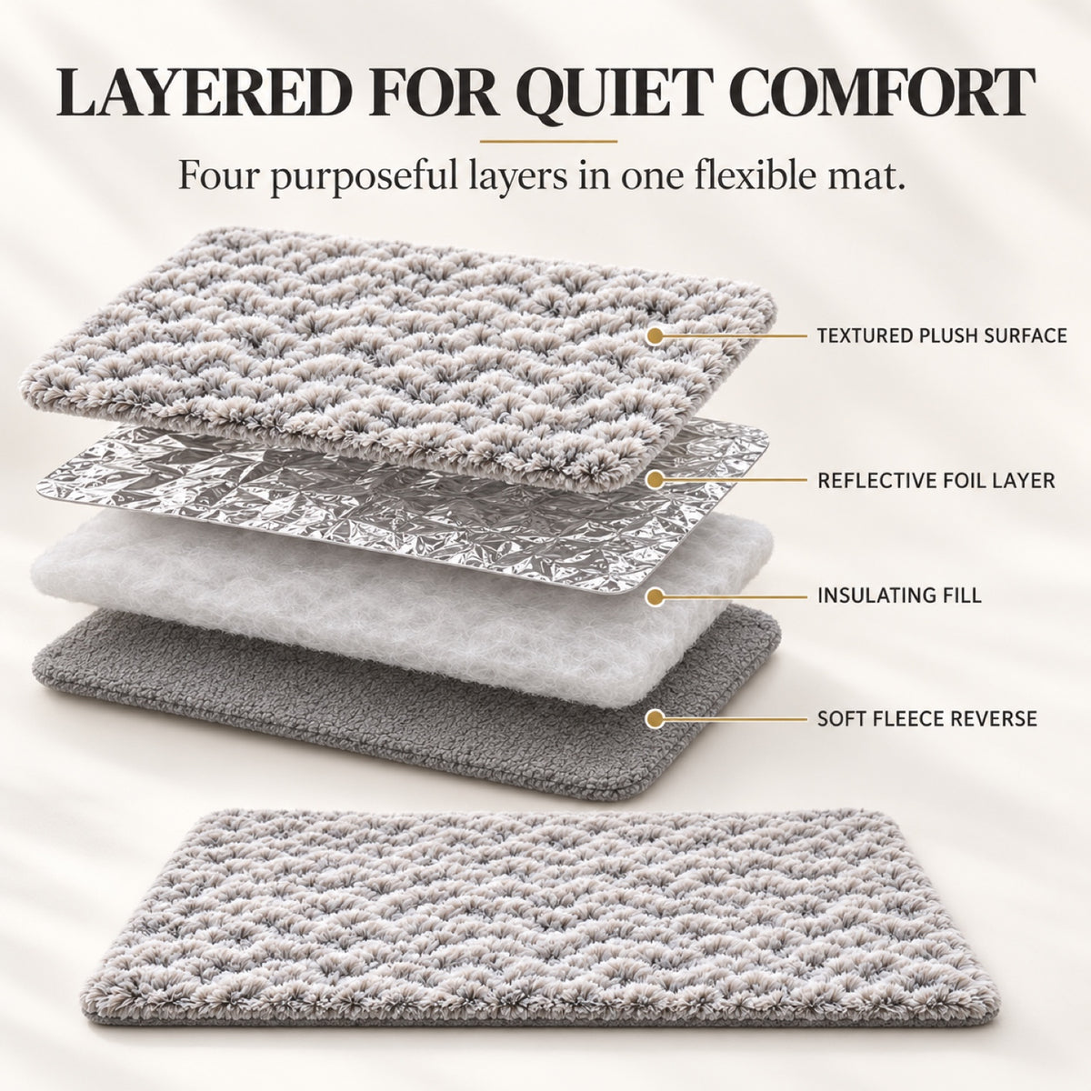 Reversible Self-Warming Pet Mat, 2 Sizes, By GAVPEPY image 6 - 5.jpg