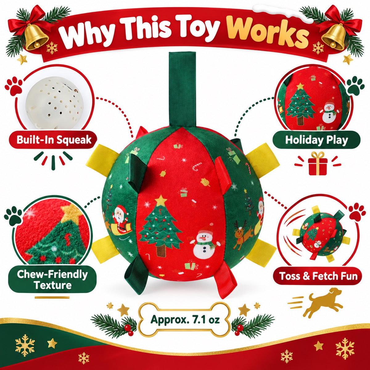 其它 Squeaky Soccer Dog Toy, 1 Style, By GAVPEPY image 6 - 5.jpg