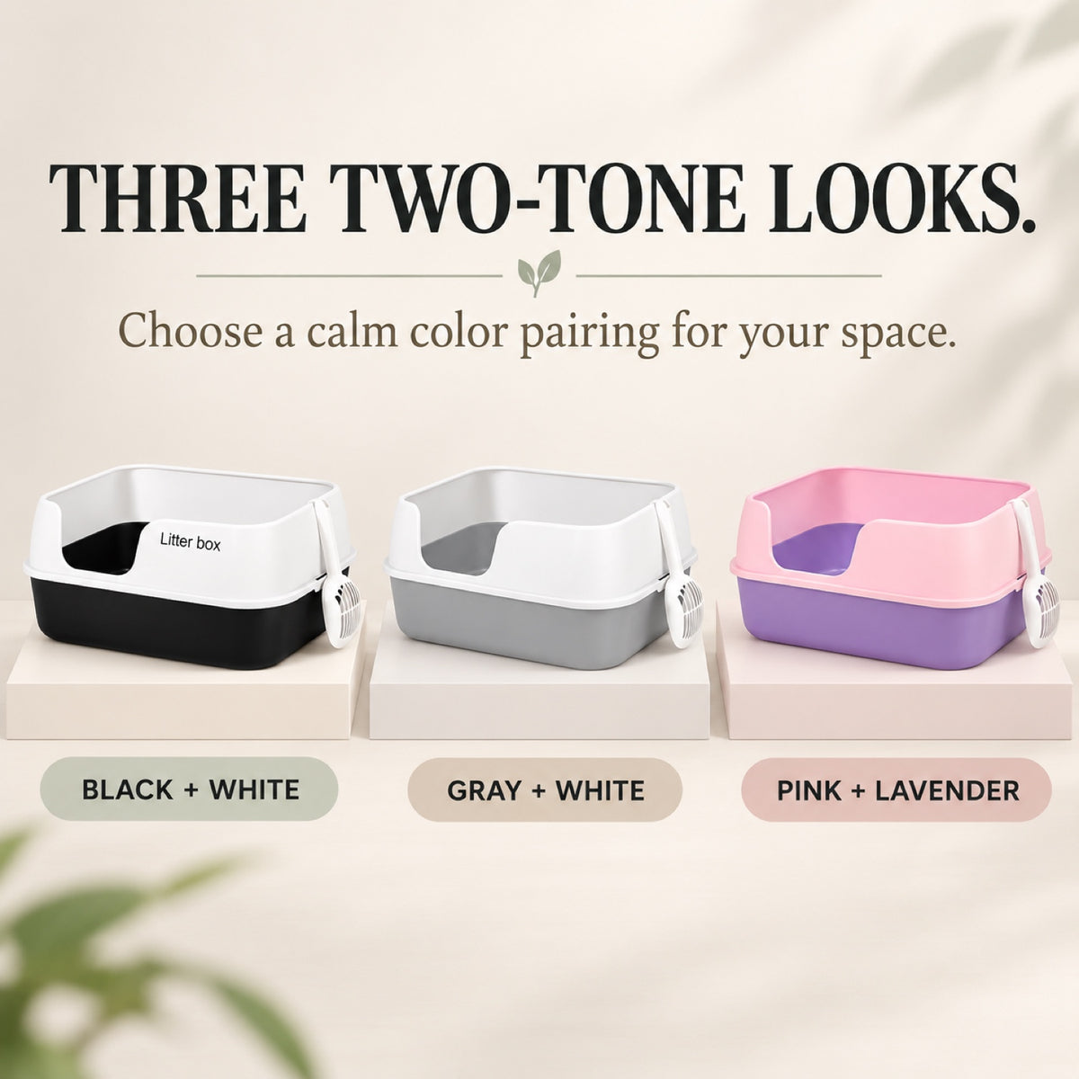 GAVPEPY High-Sided Cat Litter Box, 3 Options image 6 - 5.jpg