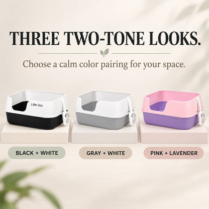 GAVPEPY High-Sided Cat Litter Box, 3 Options image 6 - 5.jpg