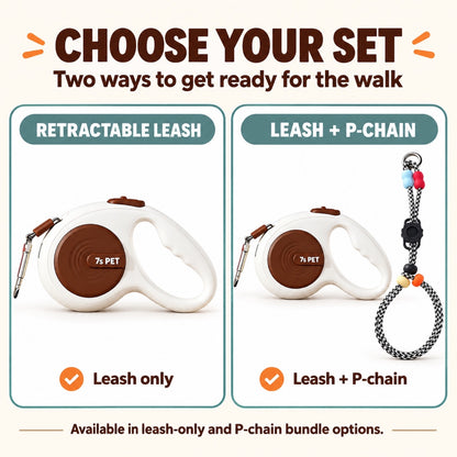 5 m Retractable Dog Leash with Optional P Chain, 6 Options, By GAVPEPY image 6 - 5.jpg