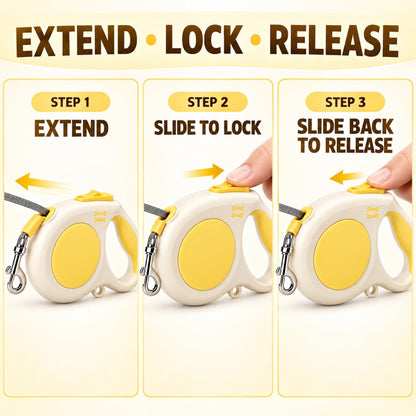 Shell-Shaped Retractable Dog Leash, 3 Colors and 2 Lengths, By GAVPEPY image 6 - 5.jpg