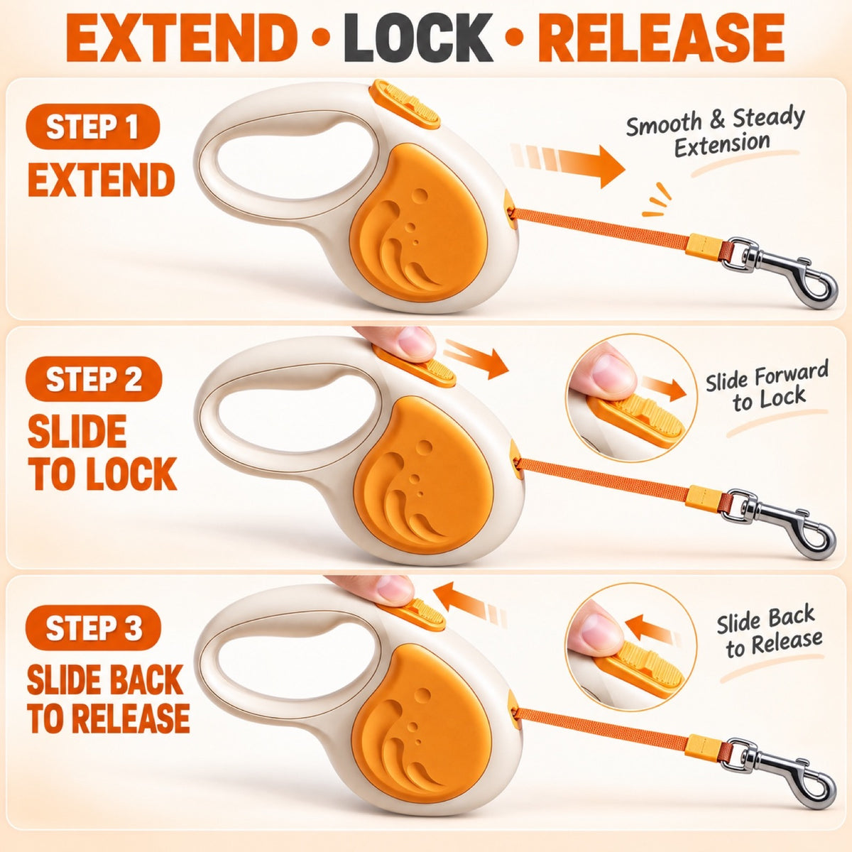 Whale-Shaped Retractable Dog Leash, 2 Colors and 2 Lengths, By GAVPEPY image 6 - 5.jpg