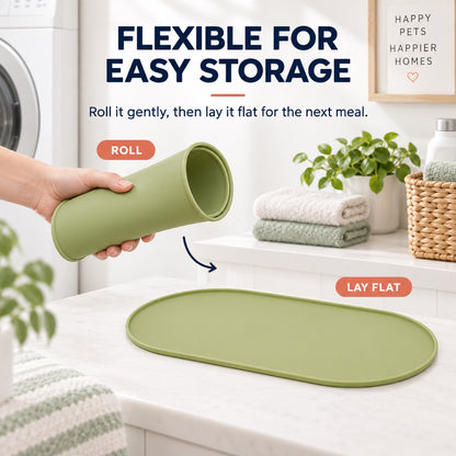 Waterproof Silicone Pet Bowl Mat, 6 Colors, By GAVPEPY image 6 - 5.jpg