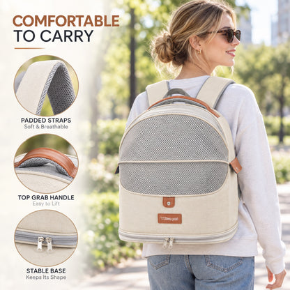 Foldable Mesh Pet Carrier Backpack, 4 Colors, By GAVPEPY image 6 - 5.jpg