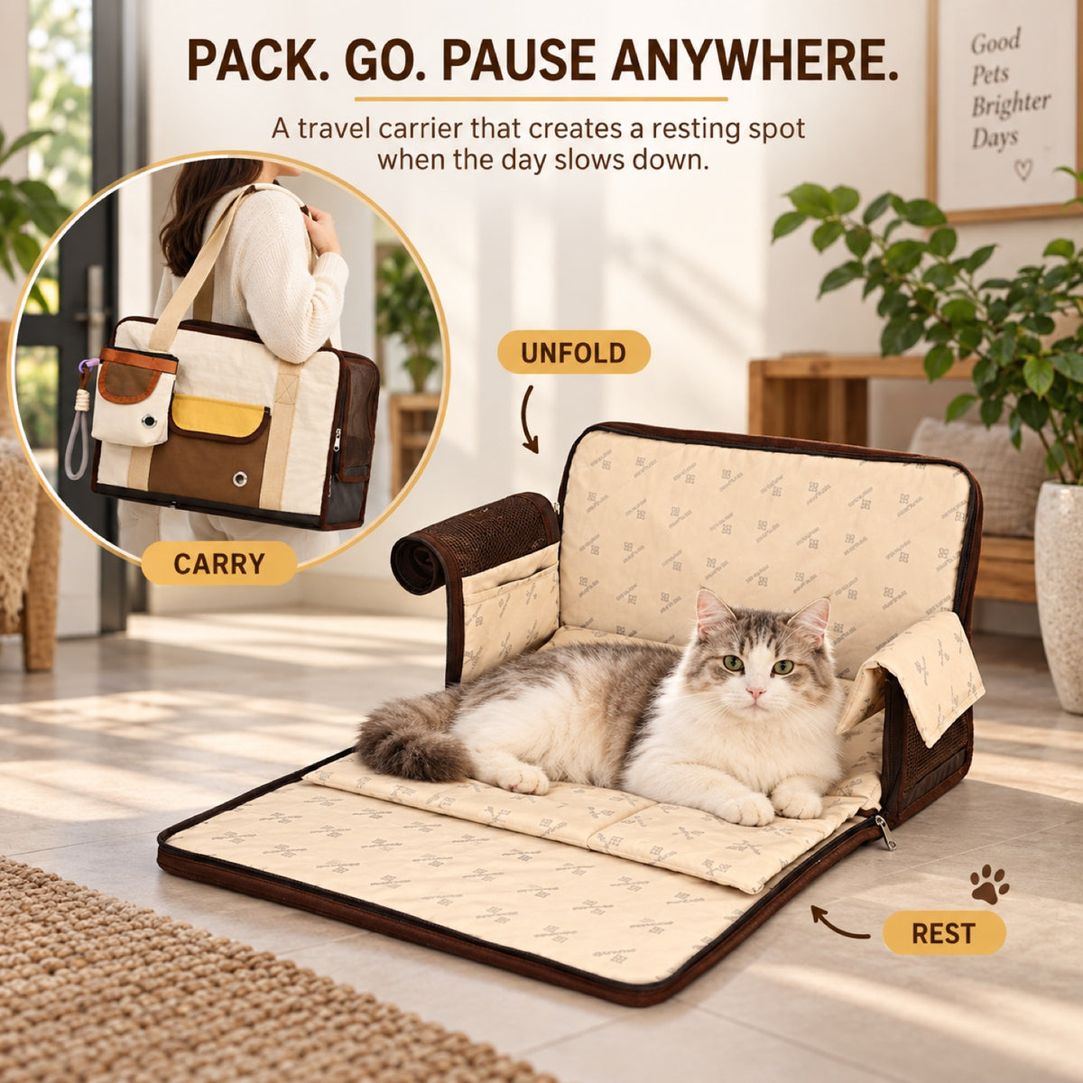 Foldable Expandable Pet Travel Carrier, 2 Colors, By GAVPEPY image 6 - 5.jpg