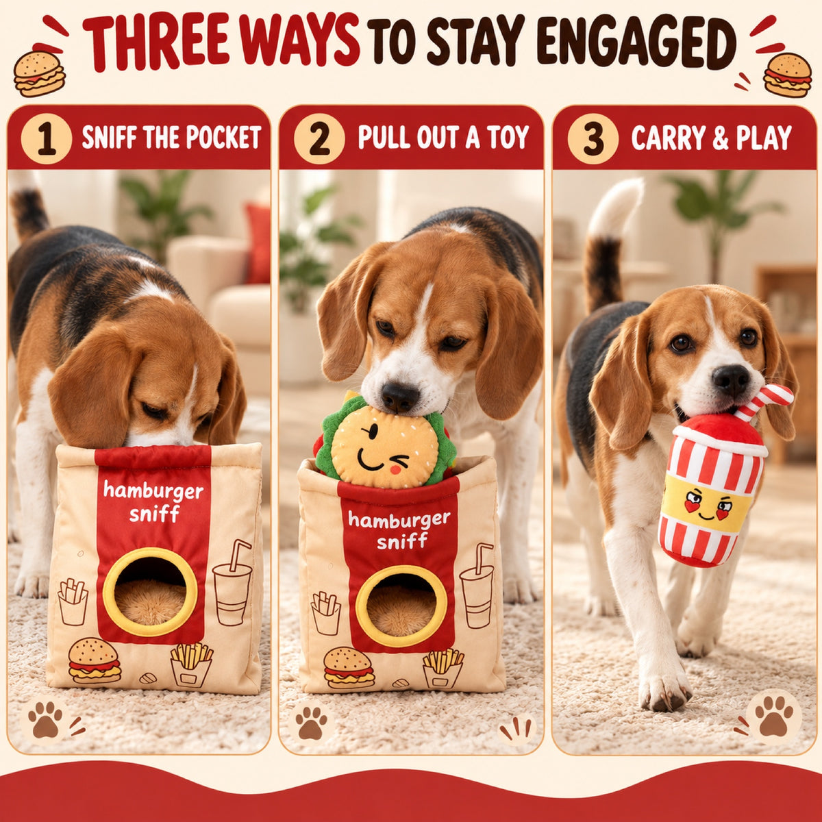 Plush Hide-and-Seek Snuffle Dog Toy, 41 Styles, By GAVPEPY image 6 - 5.jpg