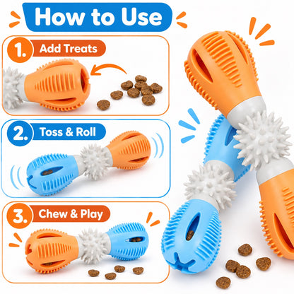 TPR Treat Dispensing Dog Toy, 2 Styles, By GAVPEPY image 6 - 5.jpg