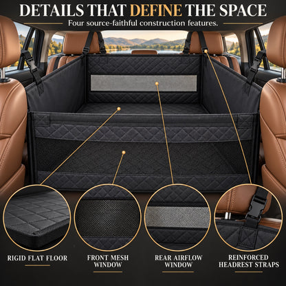 Hard-Bottom Rear Seat Pet Enclosure, 2 Colors, 2 Sizes & 2 Packages, By GAVPEPY image 6 - 5.jpg