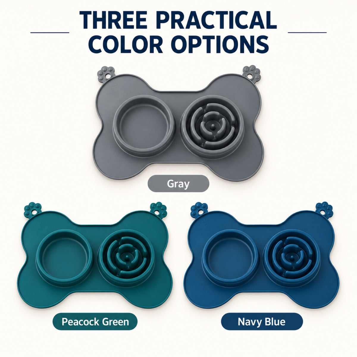 Suction Cup Silicone Pet Lick Mat, 3 Colors, By GAVPEPY image 6 - 5.jpg