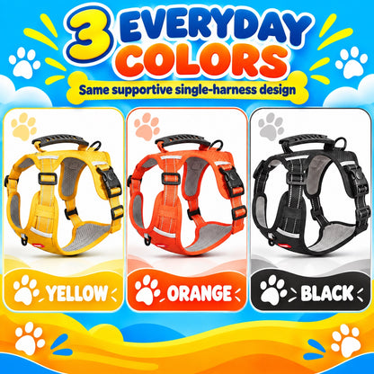 Adjustable Dog Harness Vest, 3 Colors and 5 Sizes, By GAVPEPY image 6 - 5.jpg