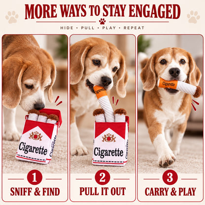 Plush Cigarette Squeaky Dog Toy, 2 Options, By GAVPEPY image 6 - 5.jpg