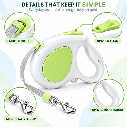 Basic Retractable Dog Leash, 3 Colors and 2 Lengths, By GAVPEPY image 6 - 5.jpg