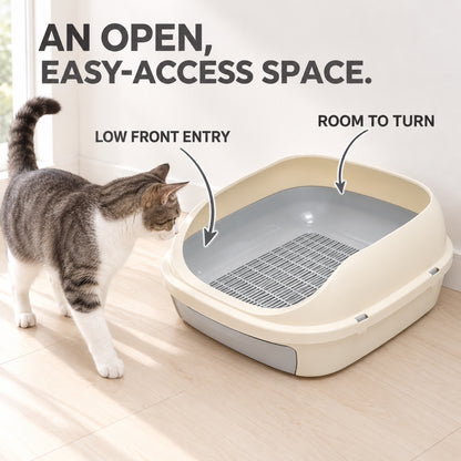 GAVPEPY Drawer Enclosed Double-Layer Cat Litter Box, 10 Options image 6 - 5.jpg