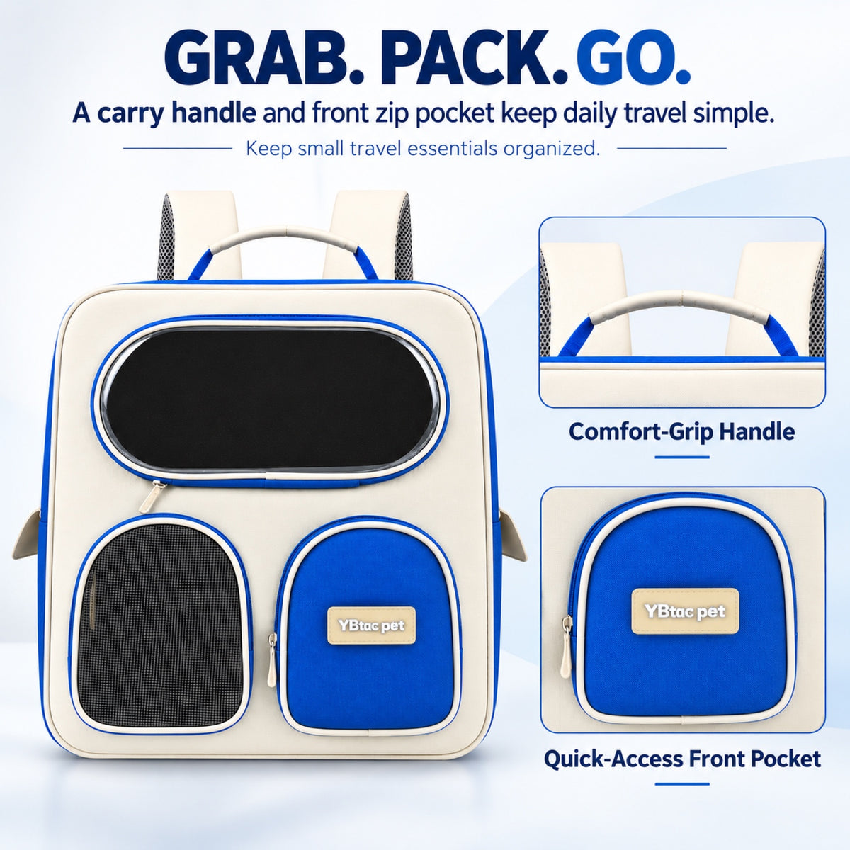 Large Multifunction Pet Backpack, 4 Colors, By GAVPEPY image 6 - 5.jpg