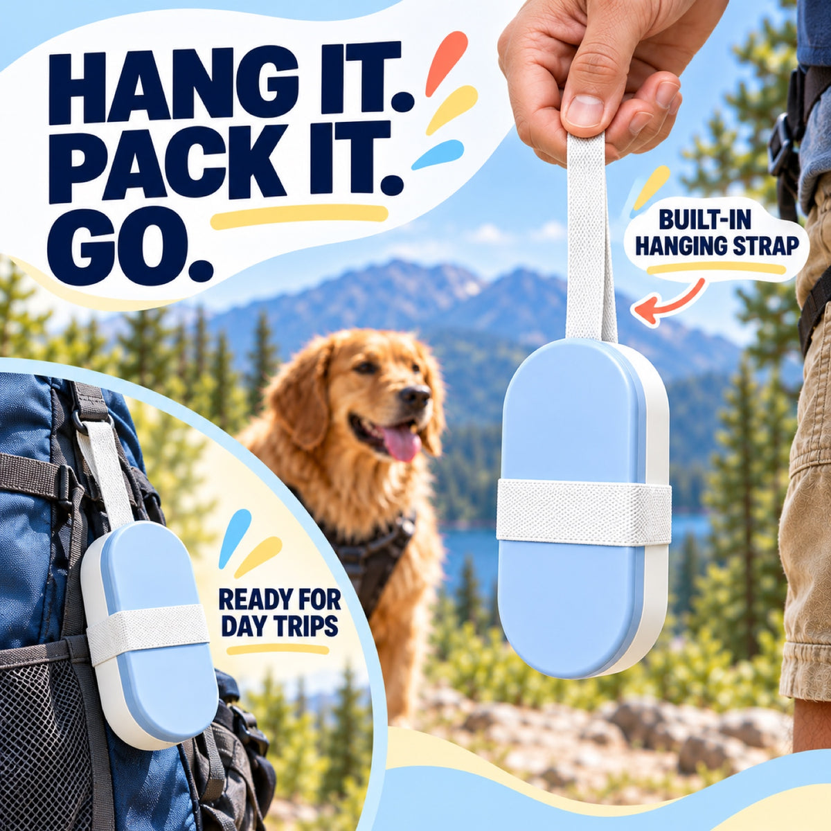 2-in-1 Hanging Pet Water and Food Bottle, 250 mL, 2 Colors, By GAVPEPY image 6 - 5.jpg