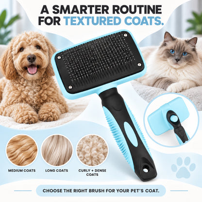 One-Touch Pet Slicker Brush, 4 Colors, By GAVPEPY image 6 - 5.jpg