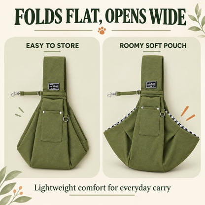 Foldable Pet Sling Carrier with Safety Clip, 13 Colors, By GAVPEPY image 6 - 5.jpg