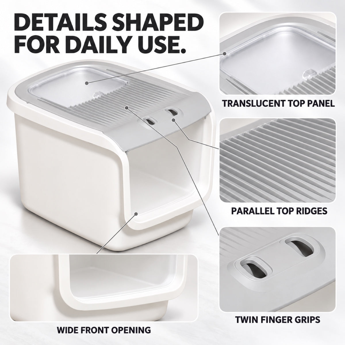 GAVPEPY Enclosed Cat Litter Box, 2 Options image 6 - 5.jpg