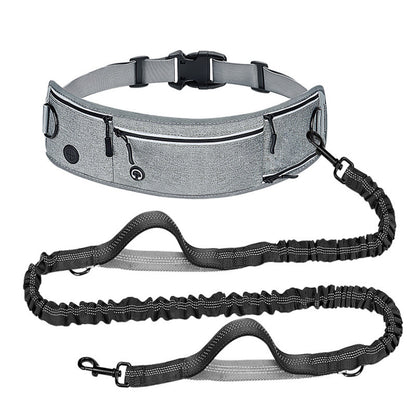 Hands-Free Running Dog Leash with Waist Pack, 4 Colors, By GAVPEPY image 9 - 6032306474497.jpg