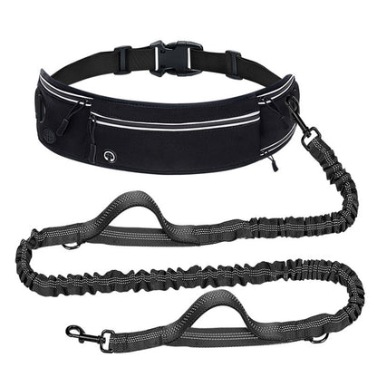 Hands-Free Running Dog Leash with Waist Pack, 4 Colors, By GAVPEPY image 11 - 6032306474498.jpg