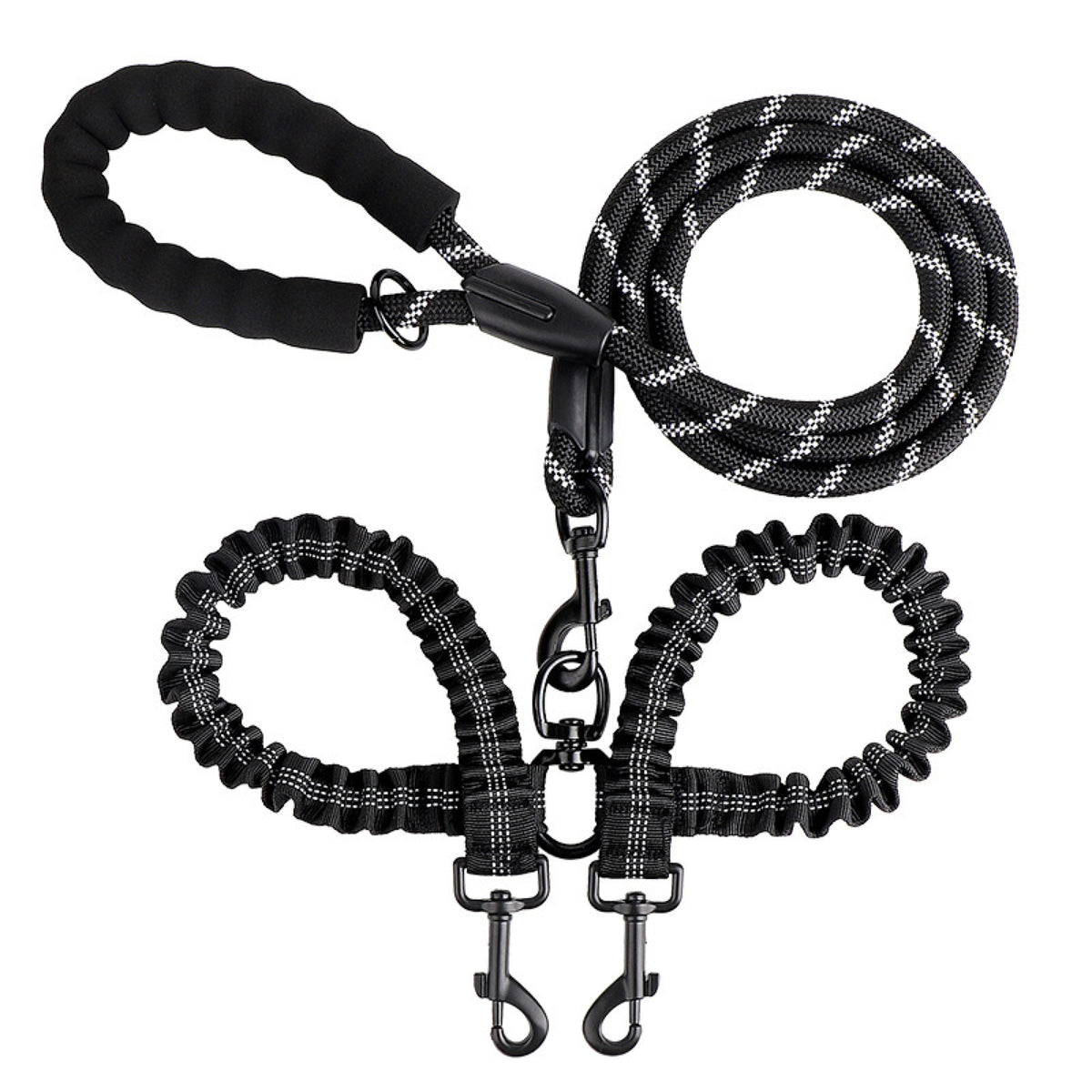 No-Tangle Dual-Dog Bungee Leash, 52 Options, By GAVPEPY image 43 - 6041648116536.jpg
