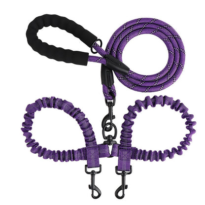 No-Tangle Dual-Dog Bungee Leash, 52 Options, By GAVPEPY image 44 - 6041648116539.jpg