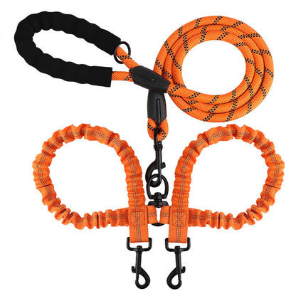 No-Tangle Dual-Dog Bungee Leash, 52 Options, By GAVPEPY image 15 - 6041648116542.jpg