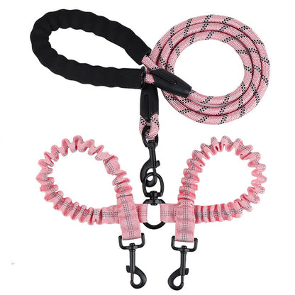 No-Tangle Dual-Dog Bungee Leash, 52 Options, By GAVPEPY image 50 - 6041648116555.jpg