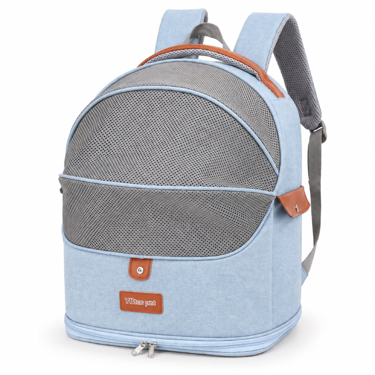 Foldable Mesh Pet Carrier Backpack, 4 Colors, By GAVPEPY image 10 - 6101438804637.jpg