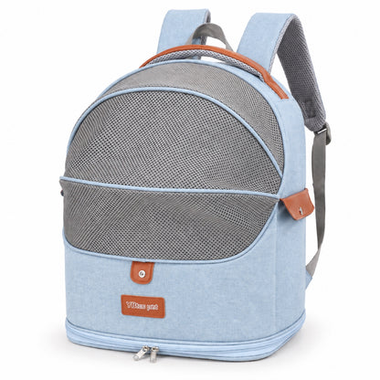 Foldable Mesh Pet Carrier Backpack, 4 Colors, By GAVPEPY image 10 - 6101438804637.jpg