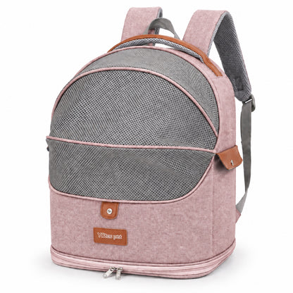 Foldable Mesh Pet Carrier Backpack, 4 Colors, By GAVPEPY image 9 - 6101438804638.jpg