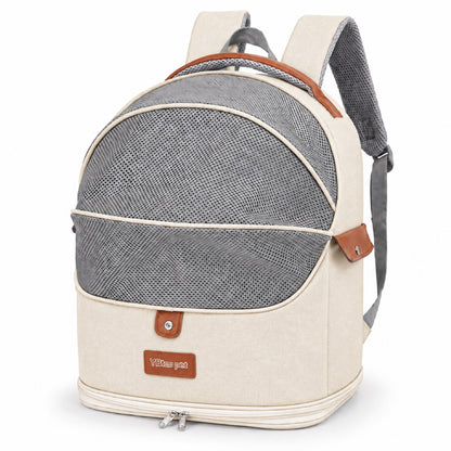 Foldable Mesh Pet Carrier Backpack, 4 Colors, By GAVPEPY image 11 - 6101438804640.jpg