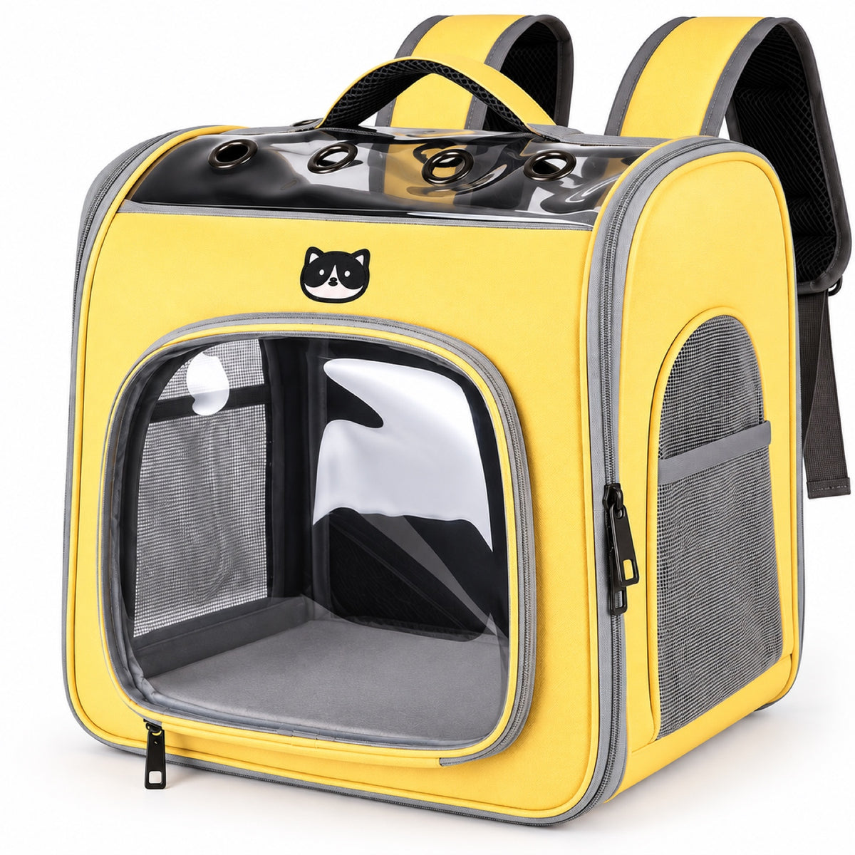 Transparent-Front Ventilated Pet Carrier Backpack, 6 Colors, By GAVPEPY image 9 - 6148753331722.jpg