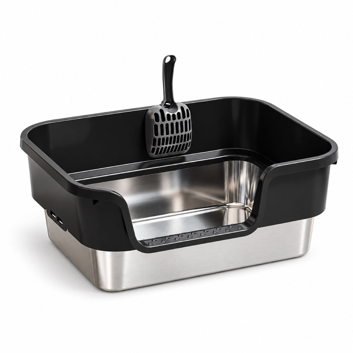 GAVPEPY Extra Large Stainless Steel Top-Entry Cat Litter Box, 18 Options image 16 - 6150768774948.jpg