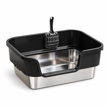 GAVPEPY Extra Large Stainless Steel Top-Entry Cat Litter Box, 18 Options image 16 - 6150768774948.jpg