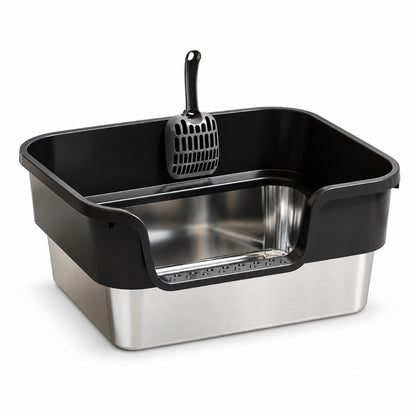 GAVPEPY Extra Large Stainless Steel Top-Entry Cat Litter Box, 18 Options image 25 - 6150768774954.jpg