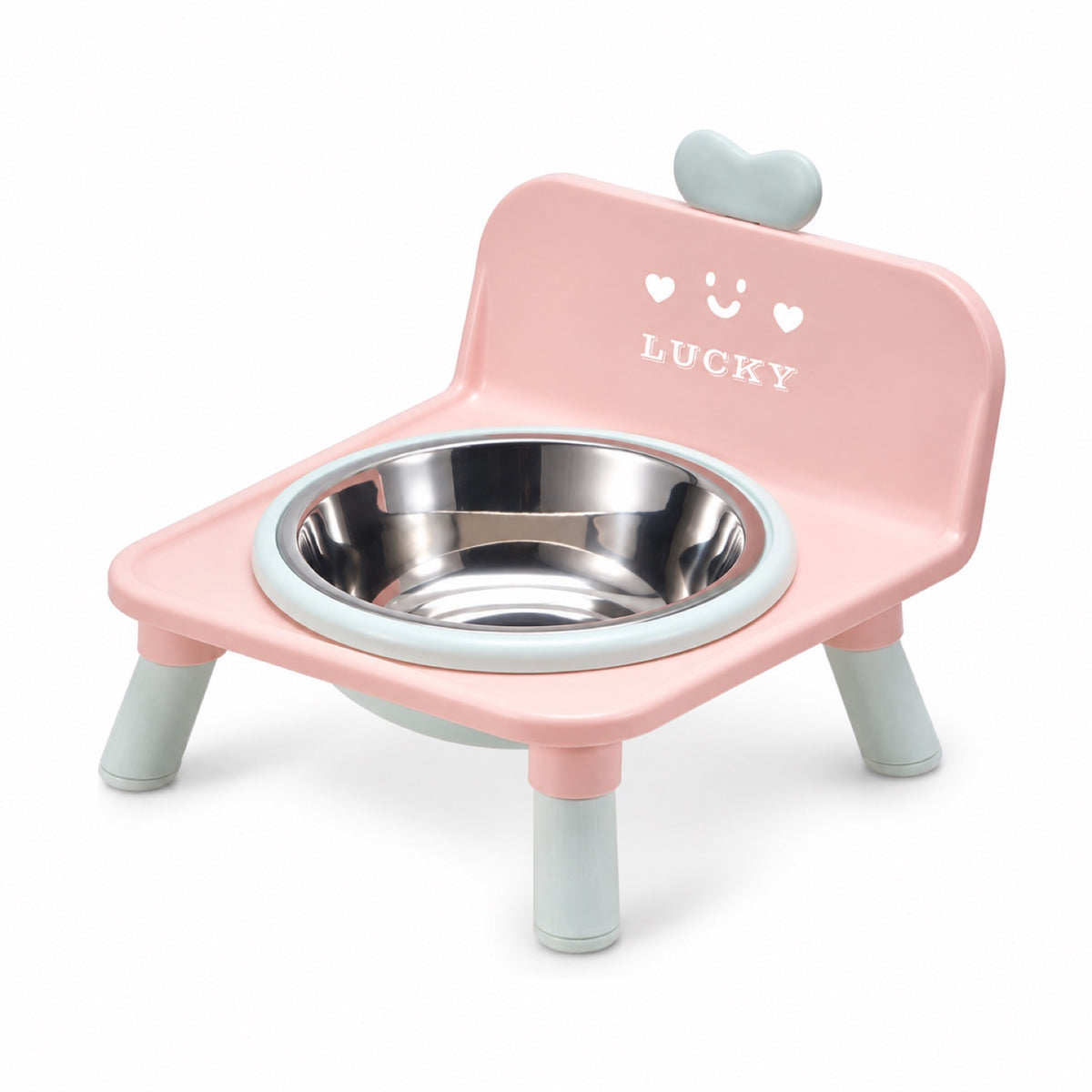 Raised Stainless Steel Pet Bowl, 4 Colors, By GAVPEPY image 9 - 6235120098133.jpg