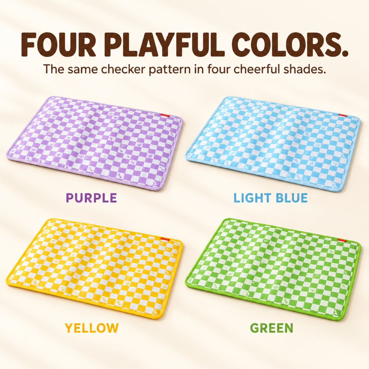 Foam Pet Bed Mat, 4 Colors & 3 Sizes, By GAVPEPY image 7 - 6.jpg