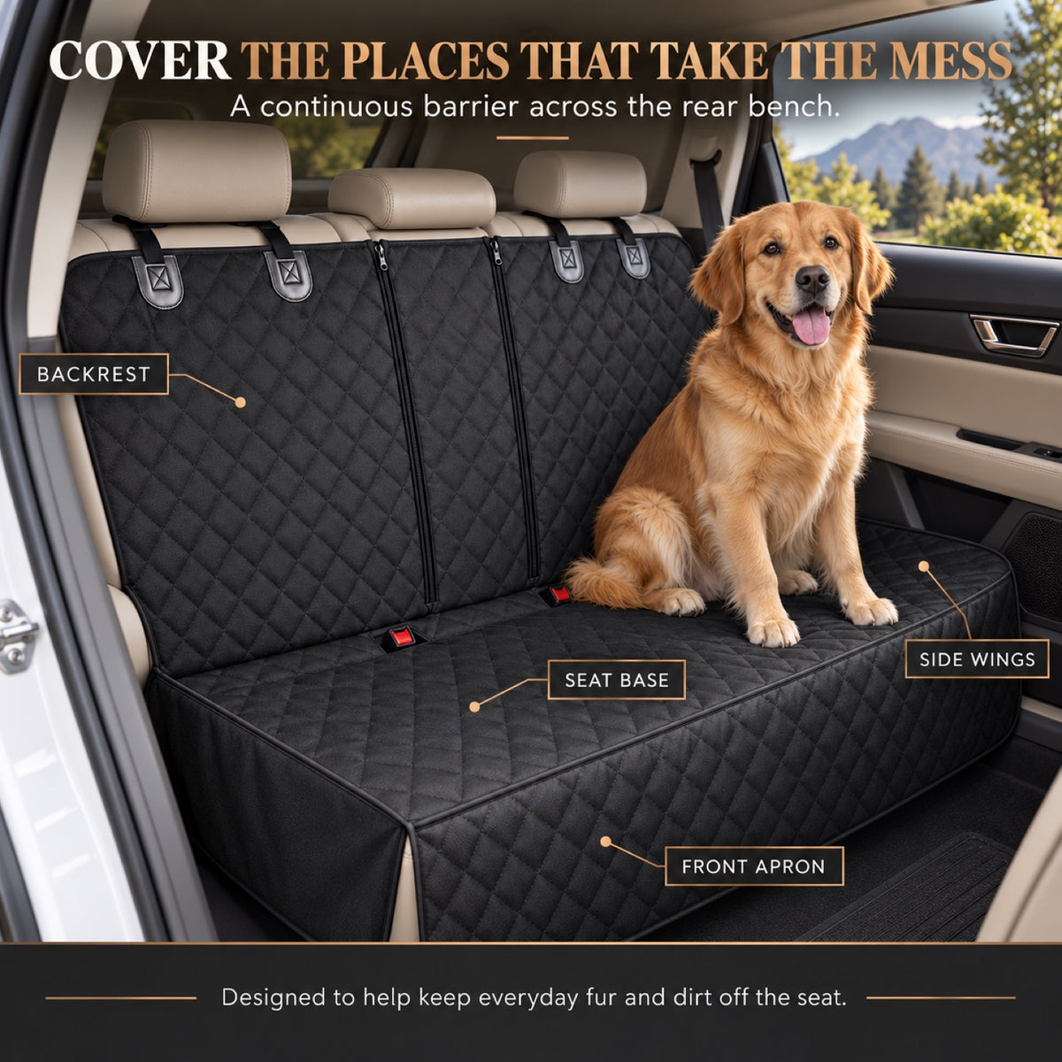 Split-Armrest Rear Seat Pet Protector, By GAVPEPY image 7 - 6.jpg