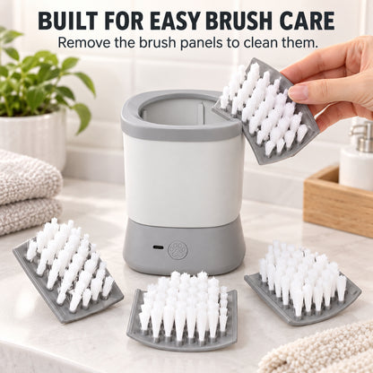 GAVPEPY ABS plastic and silicone Electric Paw Washer Cup, Sizes , Gray, Pink, Blue, after rainy walks, park visits and everyday outdoor trips; a reusable cup design for rinsing paws after walks and outdoor play image 6 - 6.jpg
