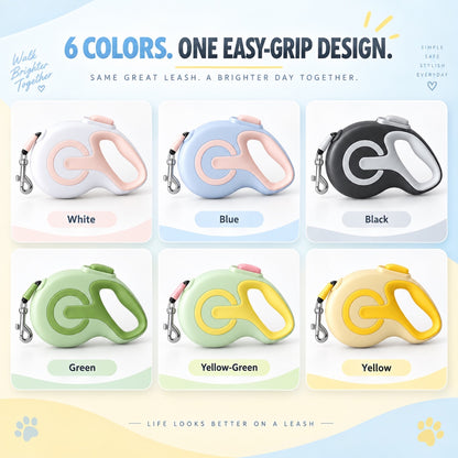 Rubber-Grip Reflective Retractable Dog Leash, 6 Colors, By GAVPEPY image 7 - 6.jpg