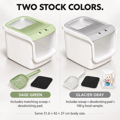 GAVPEPY Enclosed Cat Litter Box, 2 Options image 7 - 6.jpg