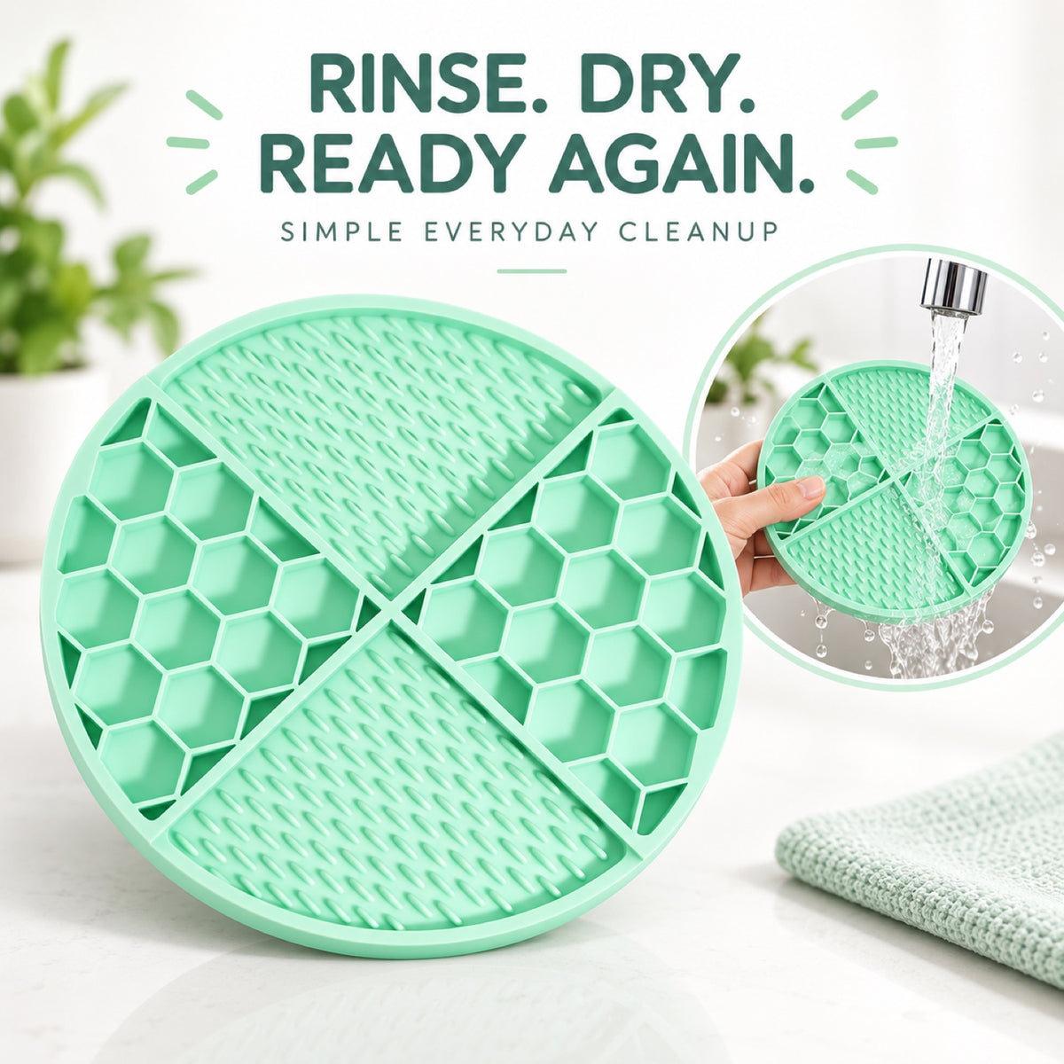 Honeycomb Silicone Pet Lick Mat, 7 Colors, By GAVPEPY image 7 - 6.jpg