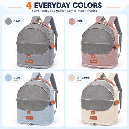 Foldable Mesh Pet Carrier Backpack, 4 Colors, By GAVPEPY image 7 - 6.jpg