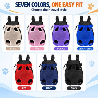 Mesh Four-Leg Pet Carrier Backpack, 7 Colors and 4 Sizes, By GAVPEPY image 7 - 6.jpg