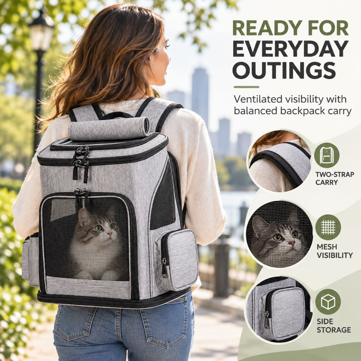 Foldable Head-Out Pet Backpack, By GAVPEPY image 7 - 6.jpg