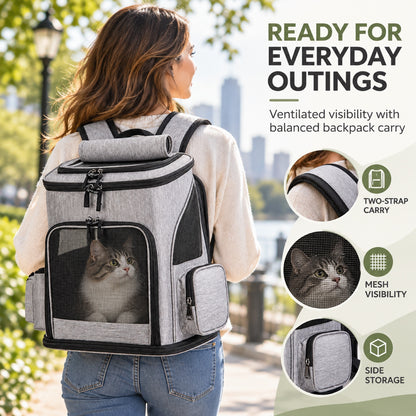 Foldable Head-Out Pet Backpack, By GAVPEPY image 7 - 6.jpg