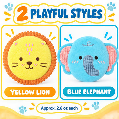 Plush Squeaky Flying Disc Dog Toy, 2 Styles, By GAVPEPY image 7 - 6.jpg